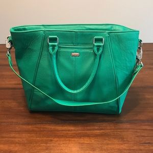Emerald green purse